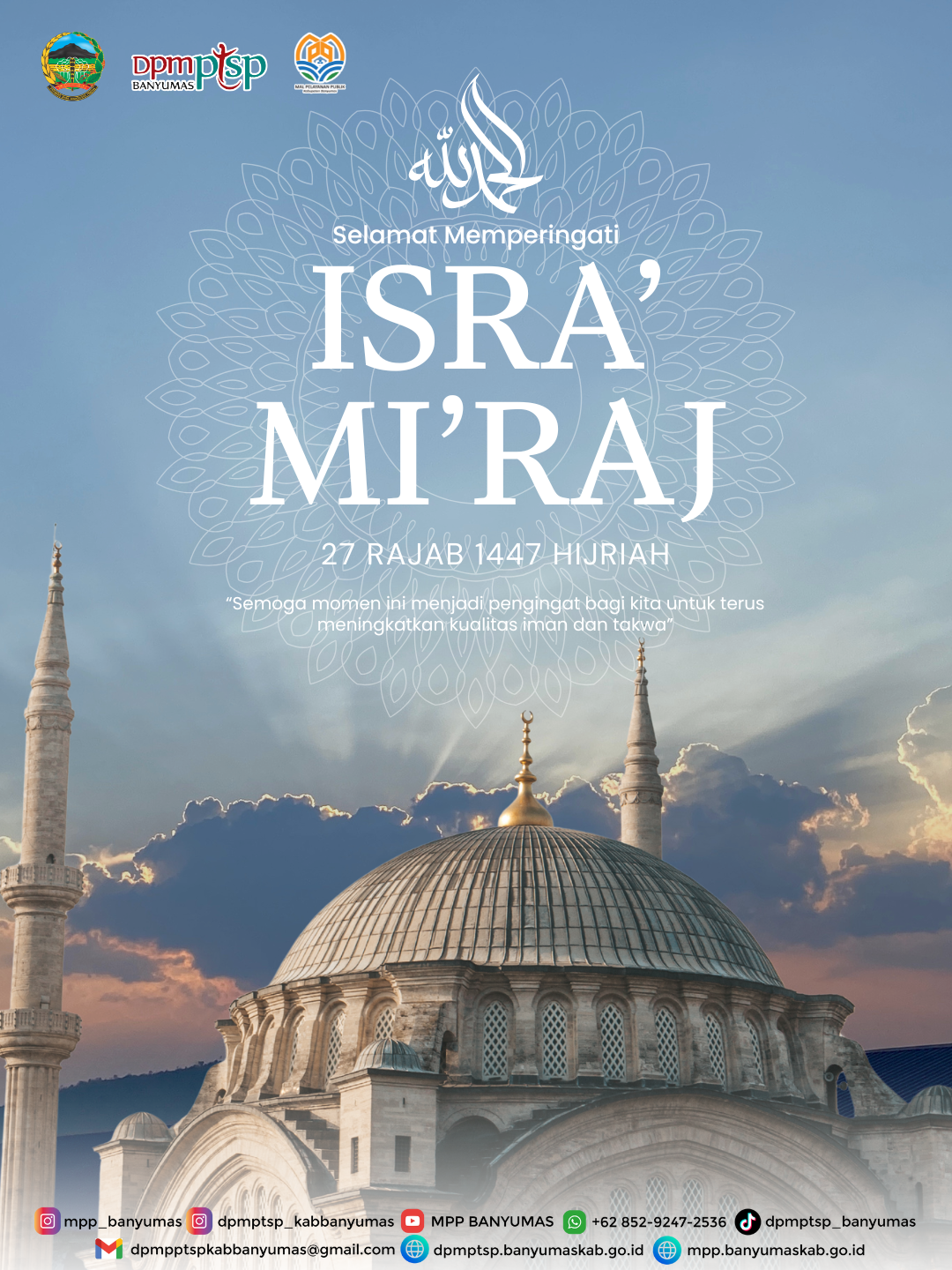 Peringati Isra Mi’raj Nabi Muhammad SAW 1447 H