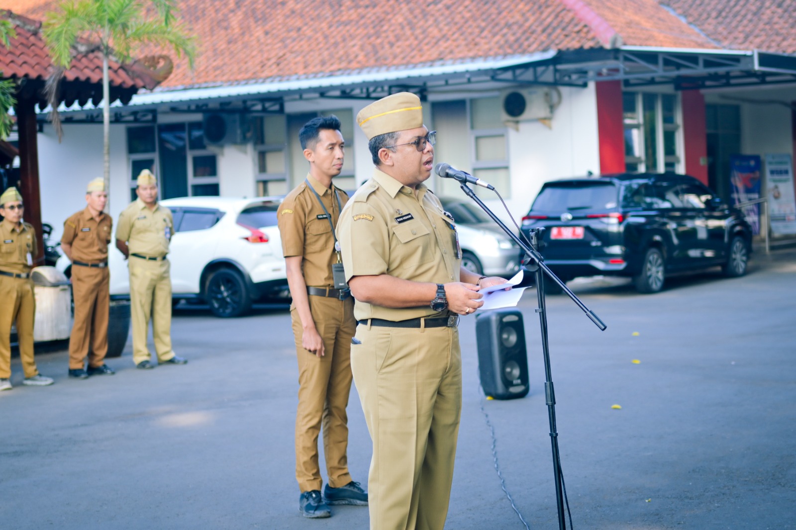 DPMPTSP KABUPATEN BANYUMAS MELAKSANAKAN APEL PAGI SENIN 22 JUNI 2026